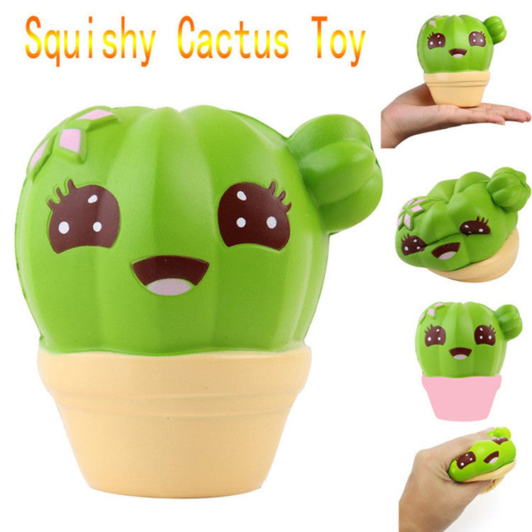 💫Wholesale Squishy PU Cactus Stress Relief Toy